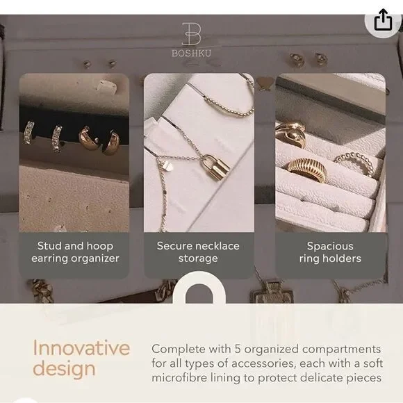 Travel jewelry organizer NWT - Picture 3 of 3